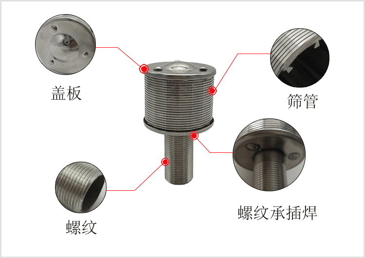 短柄楔形絲不銹鋼水帽細(xì)節(jié)圖